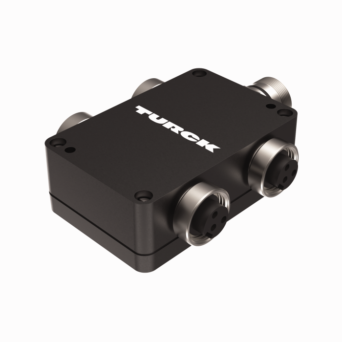 Passive Actuator/Sensor Junction Box, 4 Ports - 7/8” minifast I/O Ports (4 RKF 30-CS12)