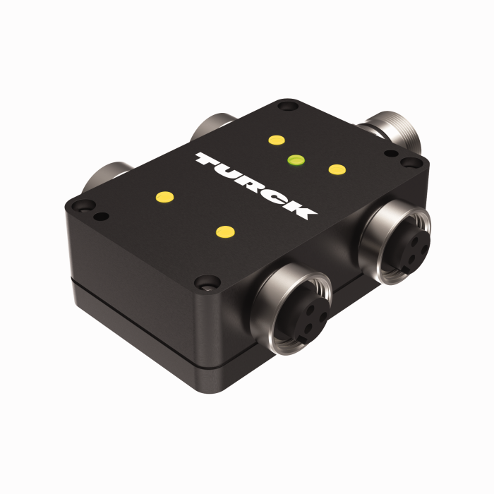 Passive Actuator/Sensor Junction Box, 4 Ports - 7/8” minifast I/O Ports (4 RKF 30-X5-CS12)