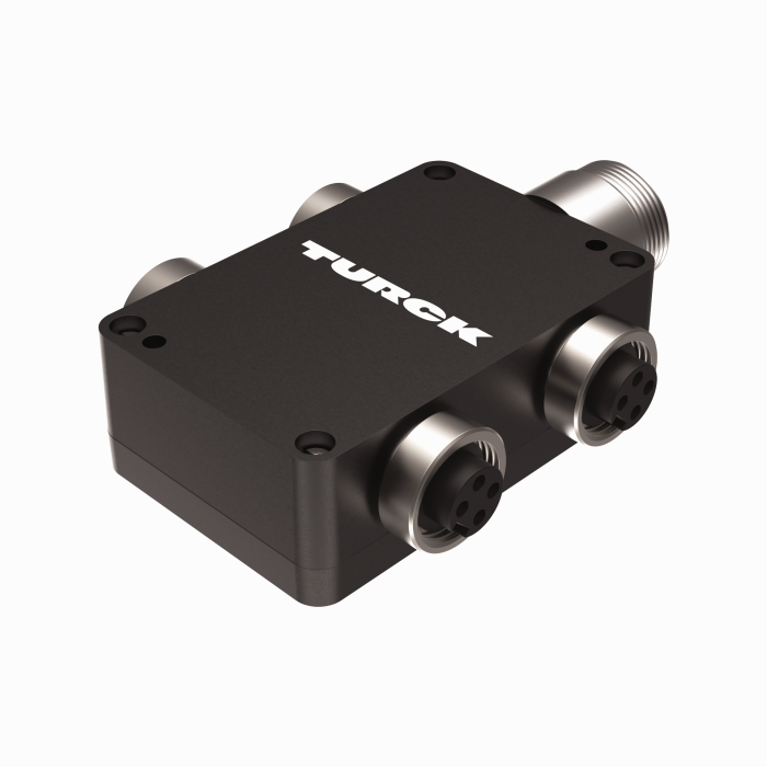 Passive Actuator/Sensor Junction Box, 4 Ports - 7/8” minifast I/O Ports (4 RKF 40-RSF6B6)