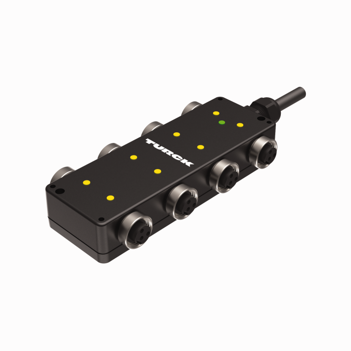 Passive Actuator/Sensor Junction Box, 8 Ports - 7/8” minifast I/O Ports (8 RKF 30-X9-0.3M)