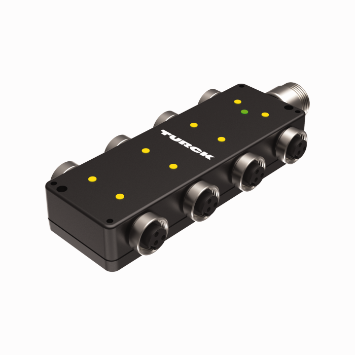 Passive Actuator/Sensor Junction Box, 8 Ports - 7/8” minifast I/O Ports (8 RKF 30-X9-RSF120)