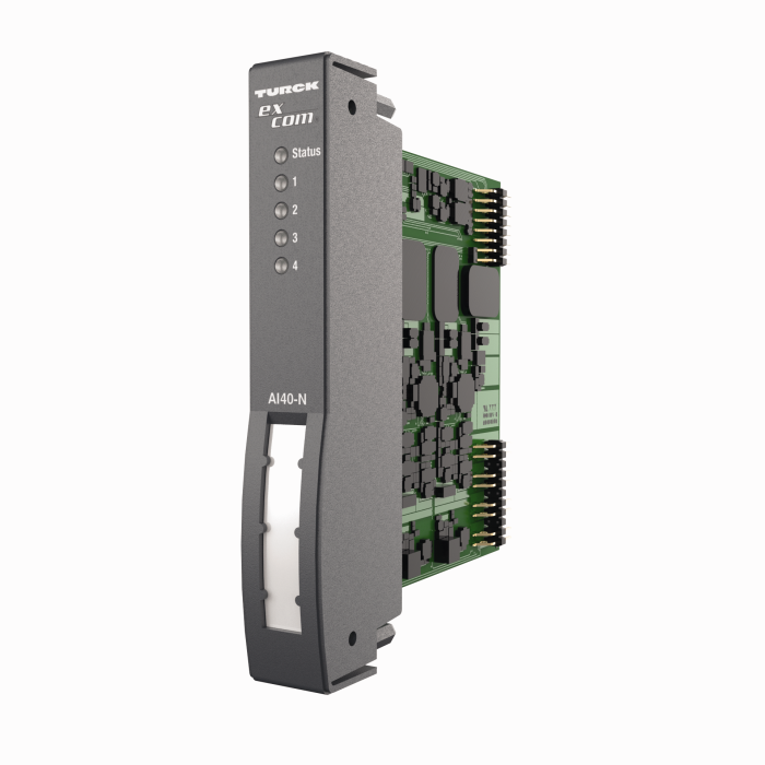 excom I/O System - Input Module, Analog, 4-channel (AI40-N)