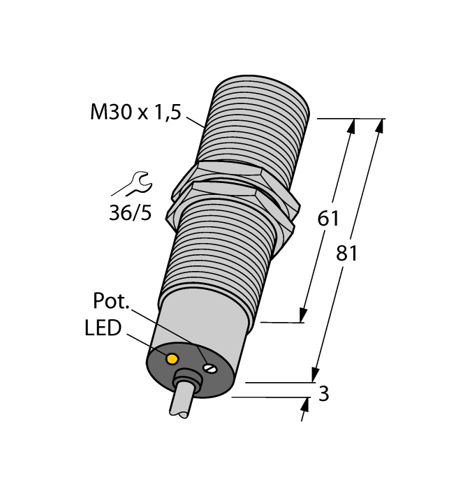 Capacitive Sensor - (BC10-M30-VP4X)