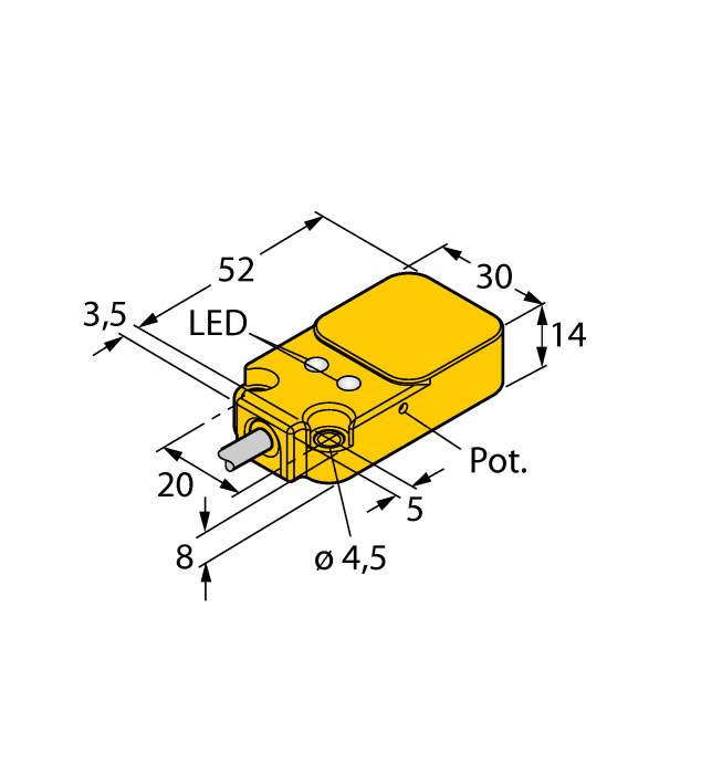 Capacitive Sensor - (BC10-Q14-VP4X2)