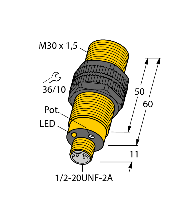 Capacitive Sensor - (BC10-S30-AZ3X-B3131)