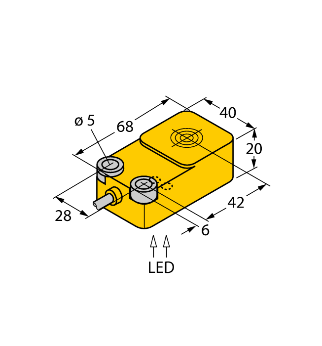 Capacitive Sensor - (BC20-Q20-AN4X2/S400)