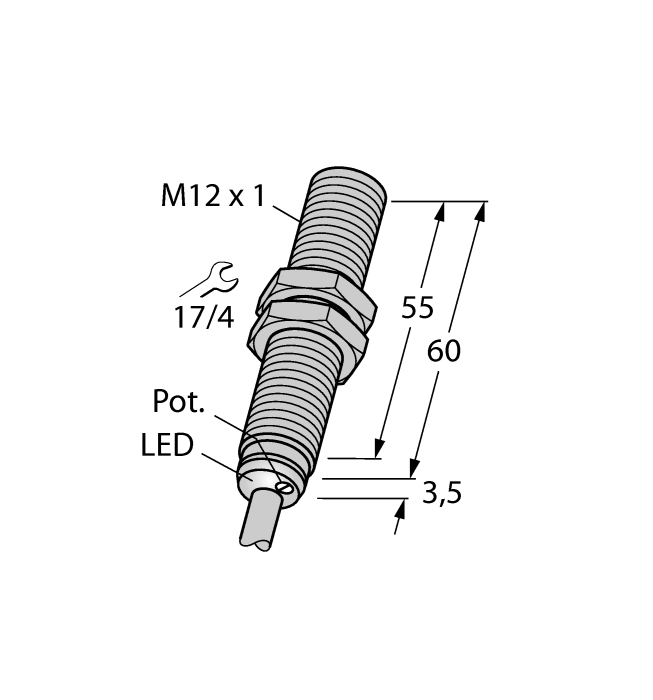 Capacitive Sensor - (BC3-M12-AP6X)