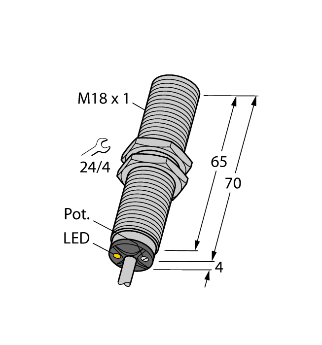 Capacitive Sensor - With Changed NAMUR Characteristic (BC5-M18-Y0X/S918)