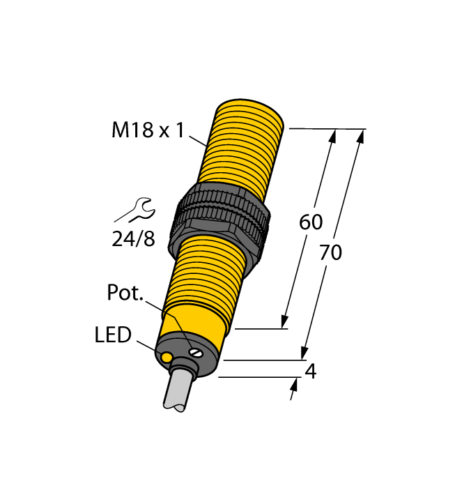 Capacitive Sensor - (BC5-S18-AP4X)