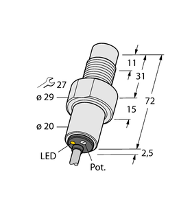 Capacitive Sensor - With Increased Temperature Range