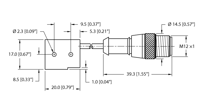 Inductive Sensor - (BI1-Q6.5-AN6-0.2-RS4T)