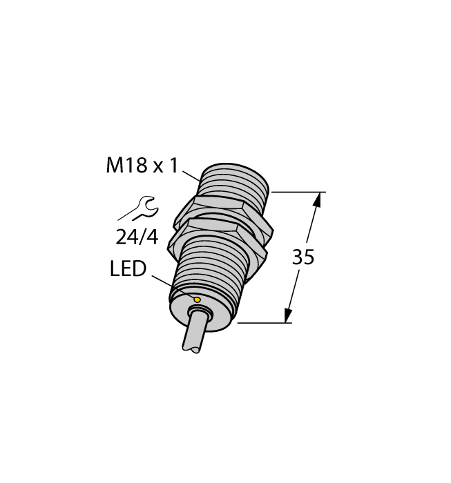 Inductive Sensor - Stainless Steel Front (BI10-EG18F-AN6X)