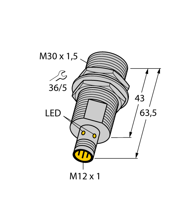 Inductive Sensor - Stainless Steel Front (BI10-EG30F-AG6X-H1141)