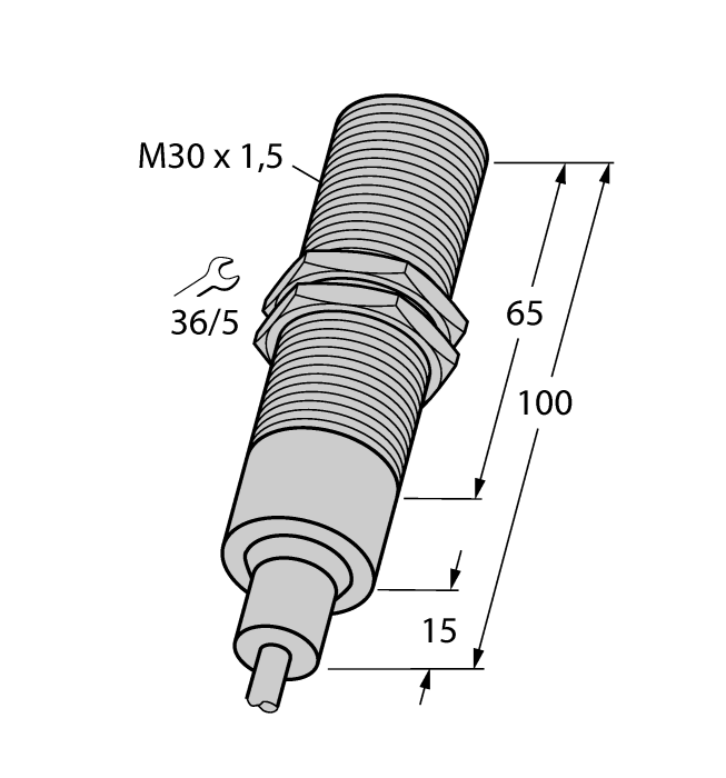 Inductive Sensor - With Increased Temperature Range (BI10-EM30-AP6/S907)