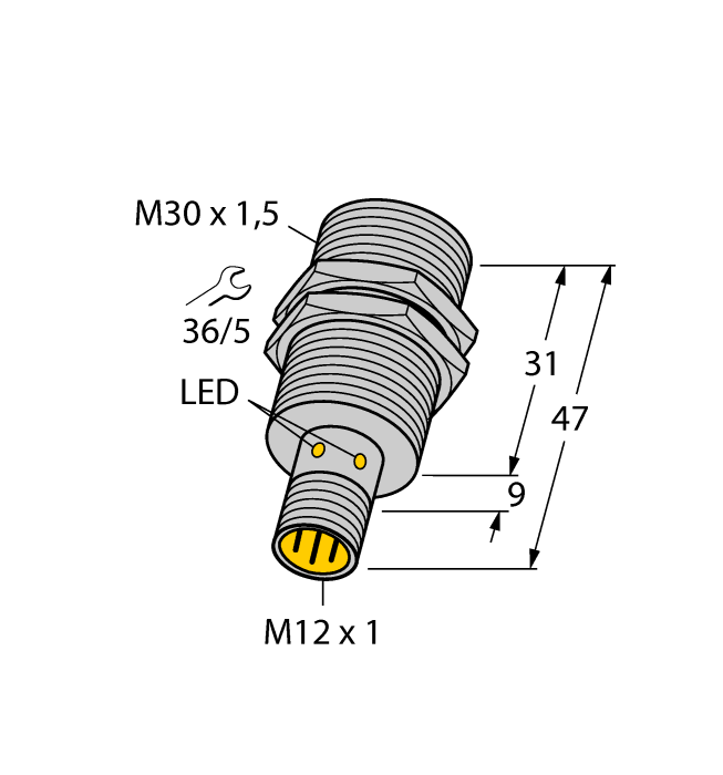 Inductive Sensor - (BI10-G30K-AN6X-H1141)