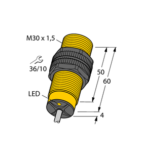 Inductive Sensor - With Extended Temperature Range