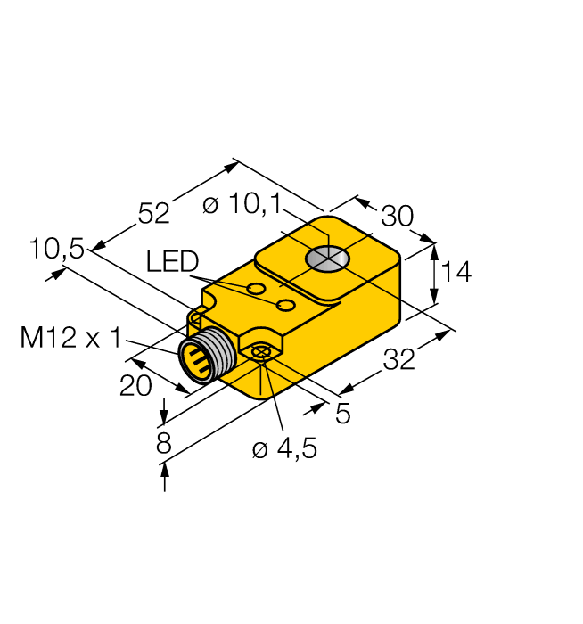 Inductive Sensor - Ring Sensor (BI10R-Q14-AN6X2-H1141)