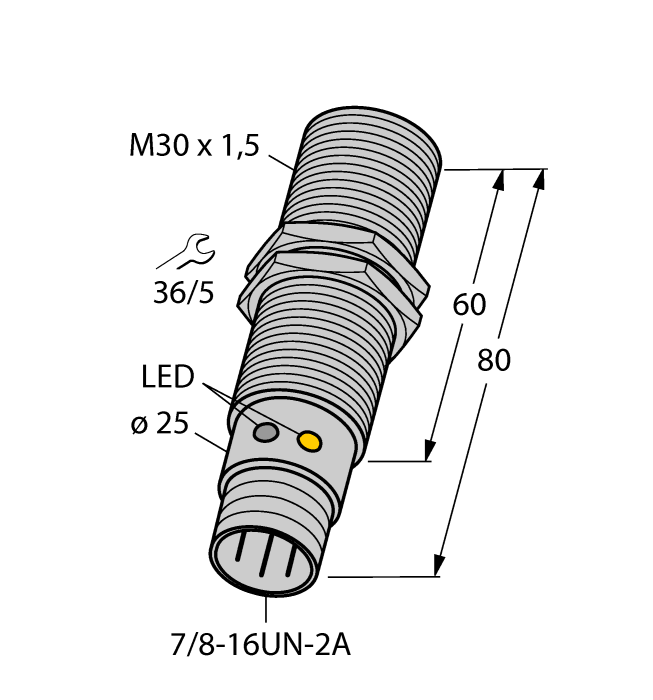 Inductive Sensor - (BI10U-G30-RDZ30X2-B1131)