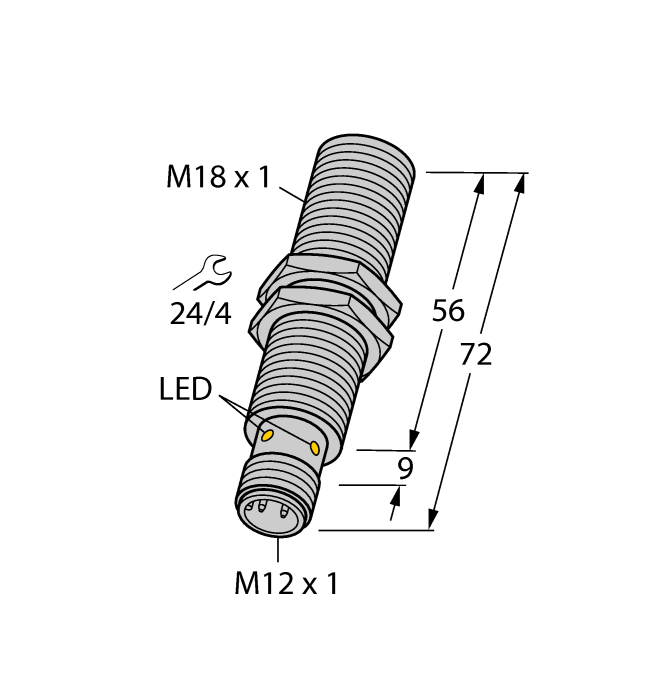 Inductive Sensor - (BI10U-M18E-AP6X-H1141)