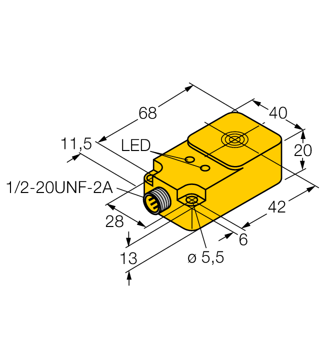 Inductive Sensor - (BI15-Q20-ADZ32X2-B3131)