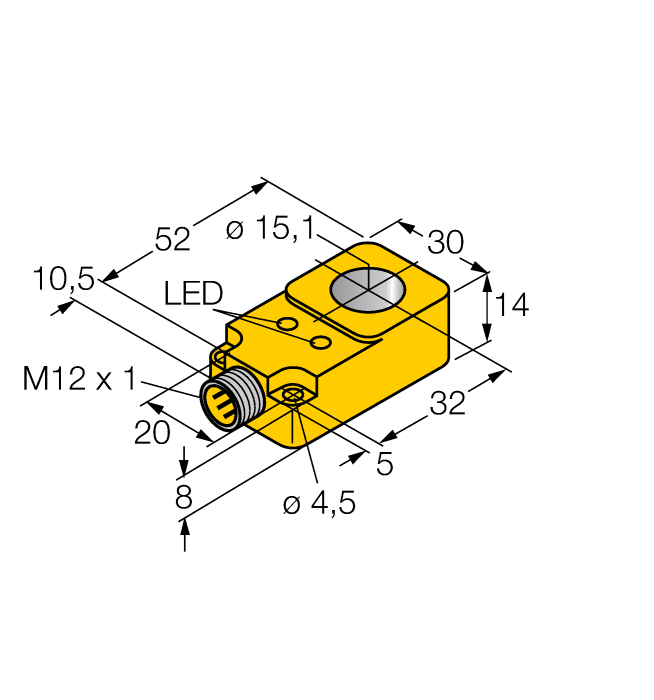 Inductive Sensor - Ring Sensor (BI15R-Q14-AN6X2-H1141)