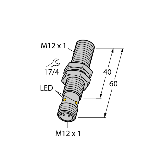 Inductive Sensor - With Selective Behaviour (BI2.5FE-EM12FE-AP6X-H1141)