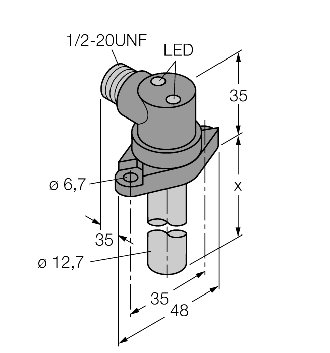 Inductive Sensor - For High Pressures (BI2-CRS603-ADZ30X2-B3131/S34)