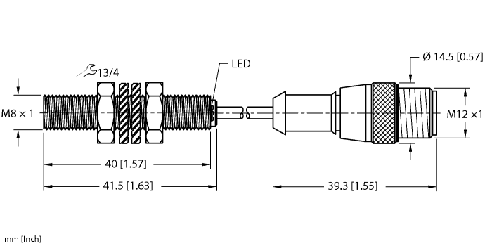 Inductive Sensor - (BI2-EG08-VP6X-0.2-RS4.4T)