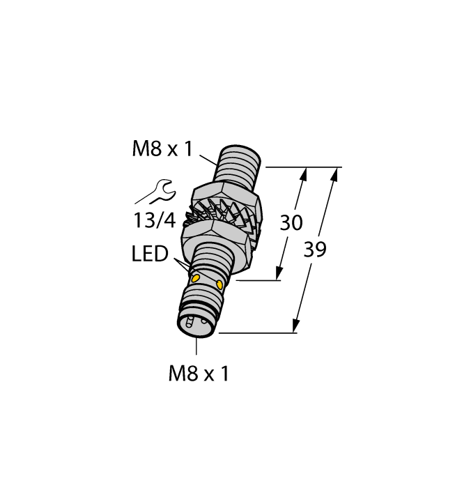 Inductive Sensor - With Increased Switching Distance (BI2-G08K-AP6X-V1131)