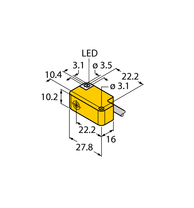 Inductive Sensor - (BI2-Q10S-AZ31X 7M)