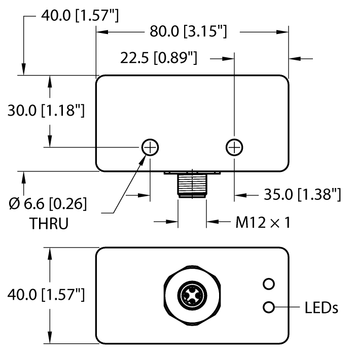 Inductive Sensor - (BI20-CA4080-VP4X2-H1141/S1009)