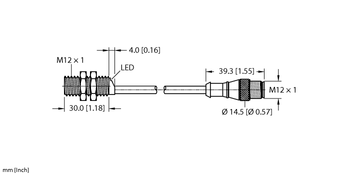 Inductive Sensor - With Weldguard® coating (BI3-GT12K-AD4X-0.3-RS4.2T/S1589)