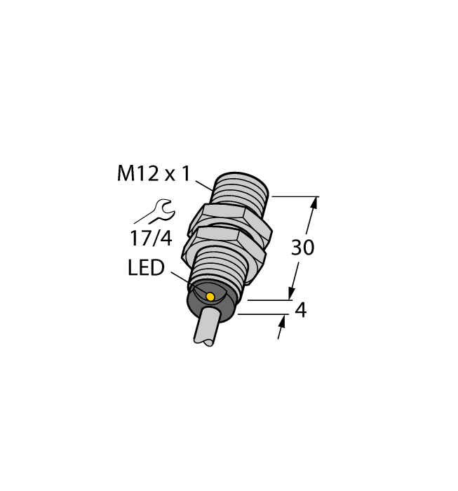 Inductive Sensor - With Weldguard® coating (BI3-GT12K-AD4X/S1589)