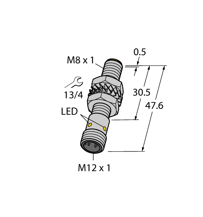 Inductive Sensor - With Increased Switching Distance (BI3-M08-AN6X-H1341)