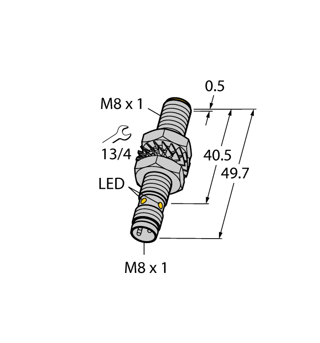 Inductive Sensor - With Increased Switching Distance (BI3-M08E-AP6X-V1131)