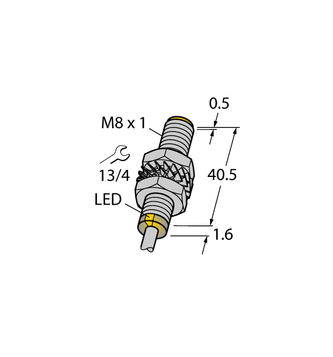 Inductive Sensor - With Increased Switching Distance (BI3-M08E-AP6X)