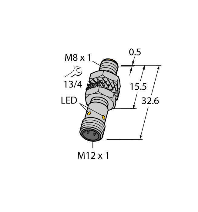 Inductive Sensor - With Increased Switching Distance (BI3-M08KK-AP6X-H1341)