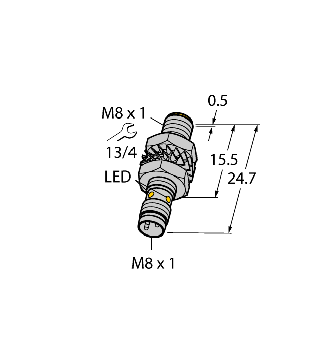 Inductive Sensor - With Increased Switching Distance (BI3-M08KK-AP6X-V1131)