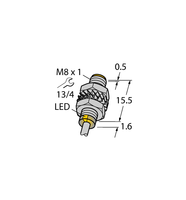 Inductive Sensor - With Increased Switching Distance (BI3-M08KK-AP6X)