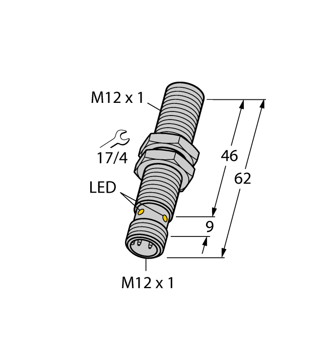 Inductive Sensor - With Weldguard® coating (BI3-MT12E-AD4X-H1141/S1589)