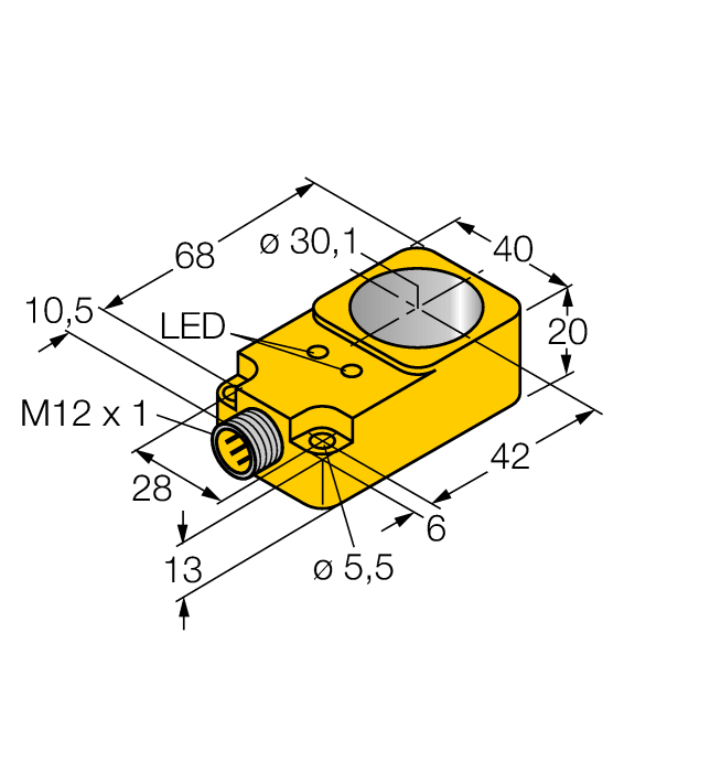 Inductive Sensor - Ring Sensor (BI30R-Q20-AN6X2-H1141)