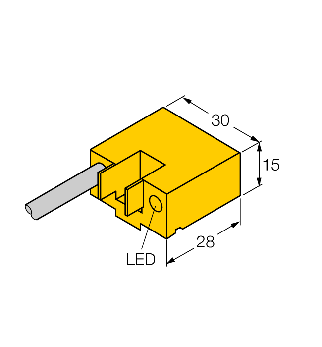 Magnetic Field Sensor - For Pneumatic Cylinders (BIM-AKT-AD4X 7M W/KLA1)