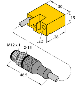 Magnetic Field Sensor - Magnetic-inductive Proximity Sensor