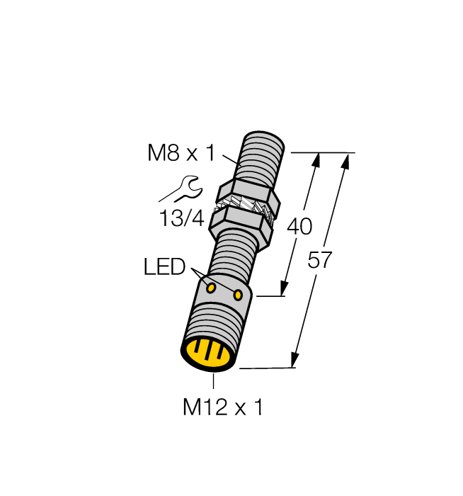 Magnetic Field Sensor - Magnetic-inductive Proximity Sensor (BIM-EG08-Y1X-H1341)