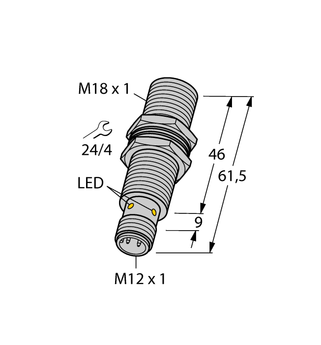 Magnetic Field Sensor - Magnetic-inductive Proximity Sensor (BIM-EM18M-AP4X-H1141)