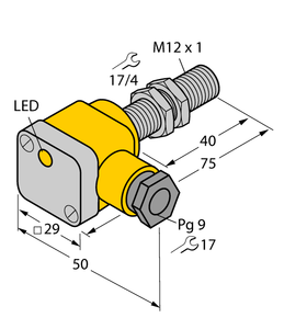 Magnetic Field Sensor - Magnetic-inductive Proximity Sensor