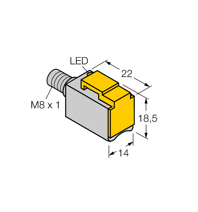 Magnetic Field Sensor - For Pneumatic Cylinders (BIM-PSM-AN6X-V1131)