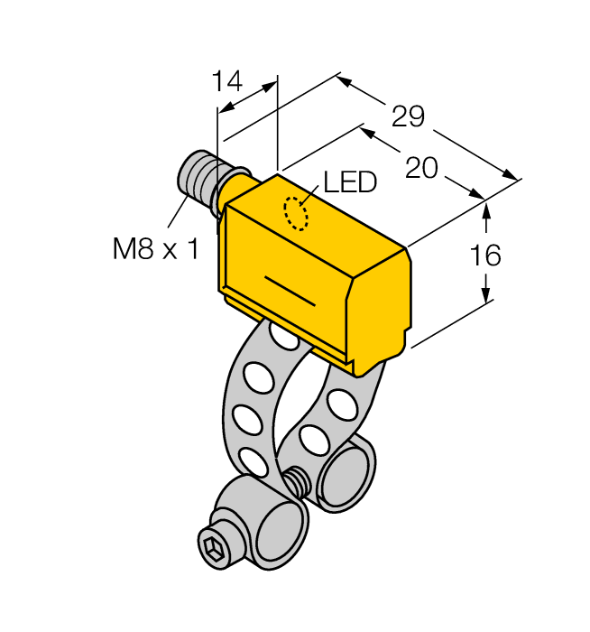 Magnetic Field Sensor - For Pneumatic Cylinders (BIM-PST-AP6X-V1131 W/KLP80)