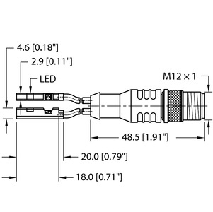 Magnetic Field Sensor - For Pneumatic Cylinders