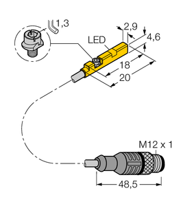 Magnetic Field Sensor - For Pneumatic Cylinders